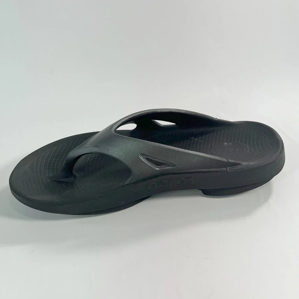OOFOS OOriginal Sport Unisex Mens 13 Womens 15 BlackGraphite Recovery Flip-Flops